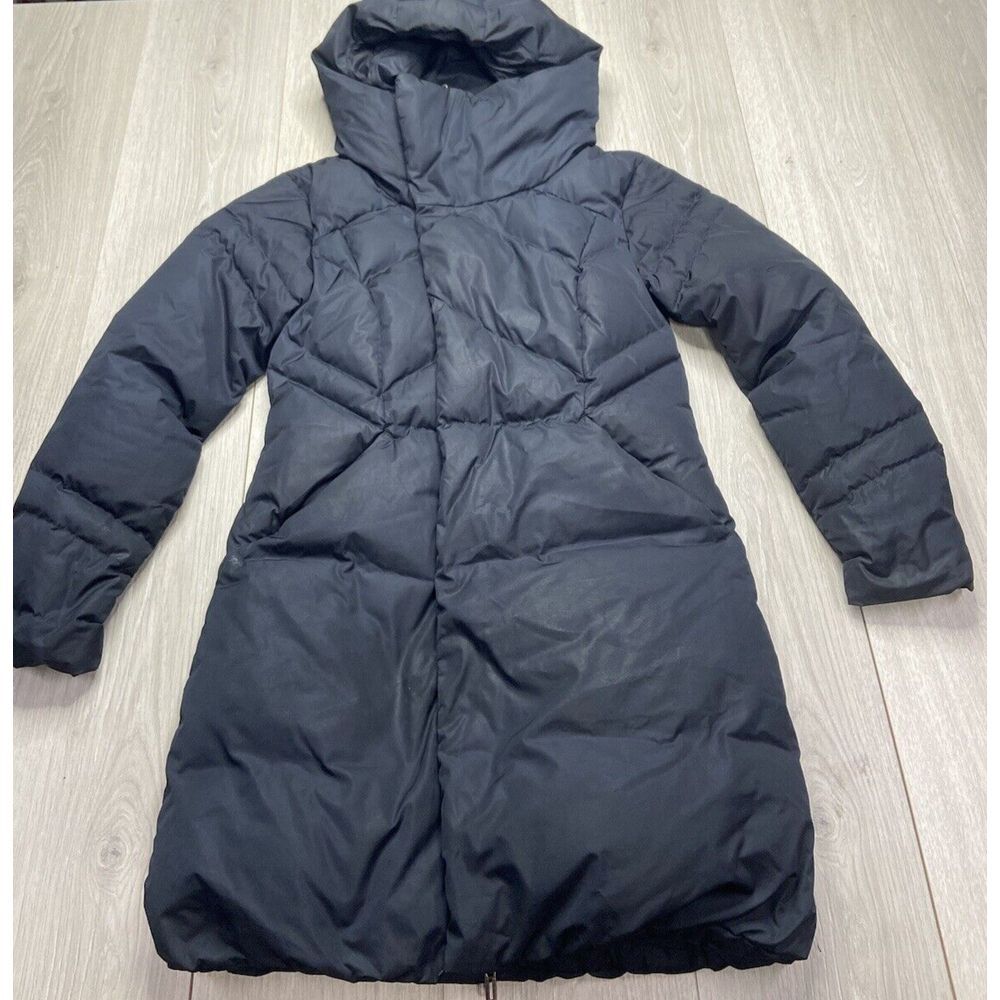 Under Armour Parka Womens XS Black Down Puffer Quilted‎ Hood Outdoor Jacket Coat